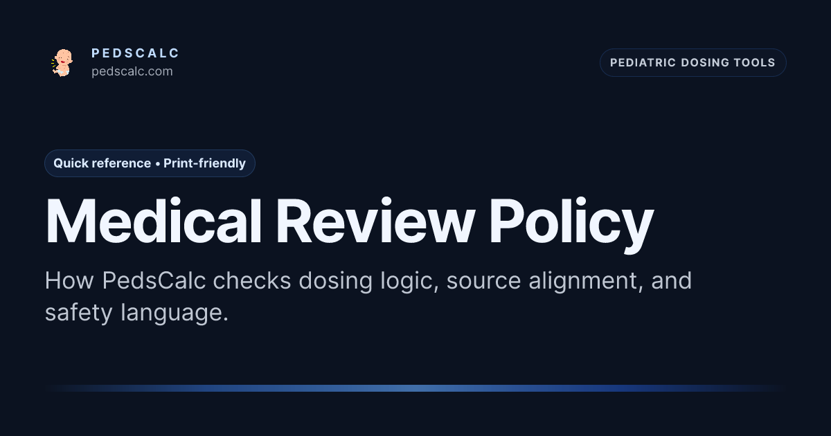 Medical review policy